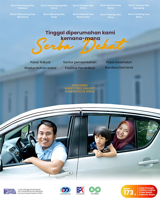 serba dekat - rumah subsidi